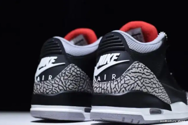 Rep Air Cement 854262-001 3 Jordan Black 0510